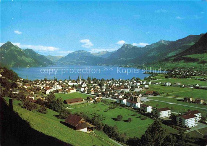 14005335 Ennetbuergen am Buergenstock mit Vierwaldstaettersee