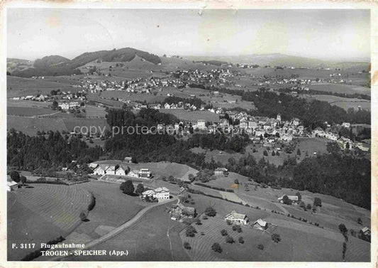 14006024 Trogen Appenzell AR Fliegeraufnahme