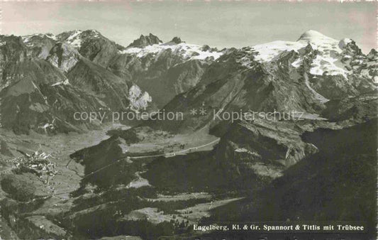 14005723 Engelberg  OW Alpenpanorama Kleiner und Grosser Spannort Titlis mit Tru