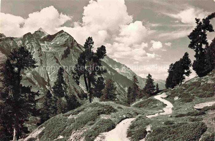 14005732 Riffelalp 2928m Riffelhorn Zermatt VS Weg zur Alp Blick gegen Mettelhor