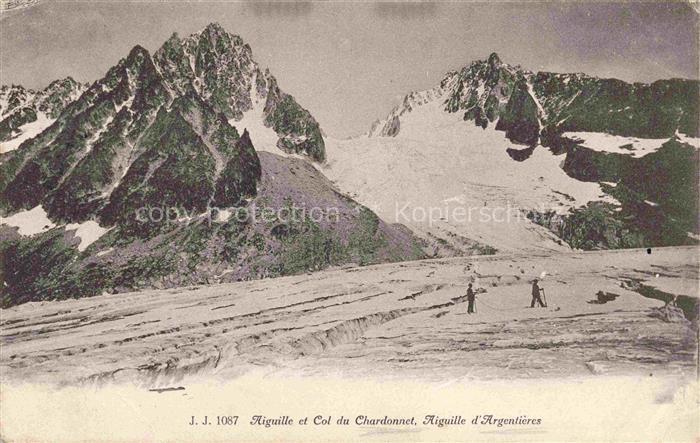 14009142 Aiguille d Argentiere Aiguille et Col du Chardonnet