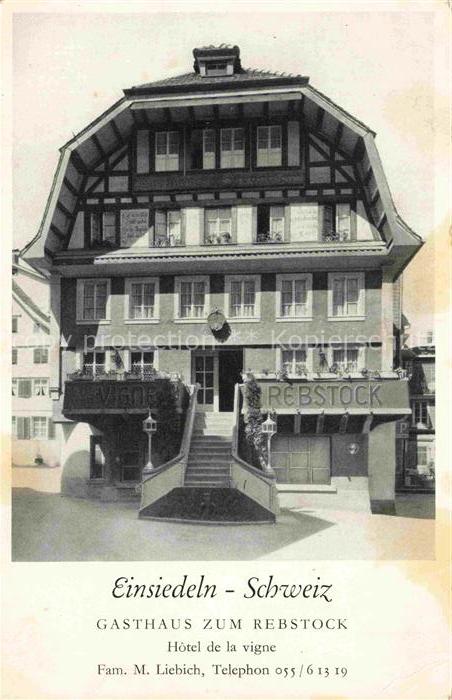 14009173 EINSIEDELN  SZ Gasthaus zum Rebstock Hotel de la vigne