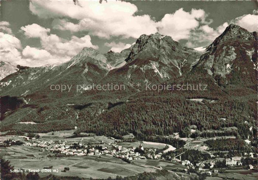 14010014 Schuls Scuol GR Panorama