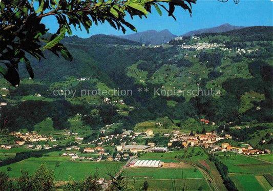 14012328 Bioggio TI Panorama Blick ins Tal