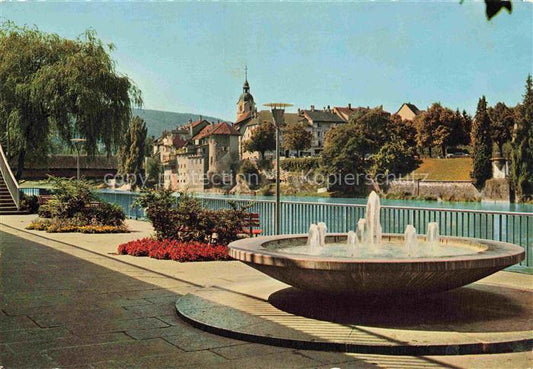 14012333 OLTEN SO Promenade an der Aare Brunnen