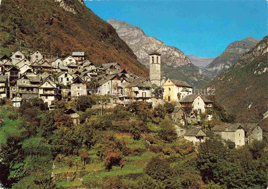 14012351 Corippo Verzasca Locarno TI Bergdorf Valle Verzasca