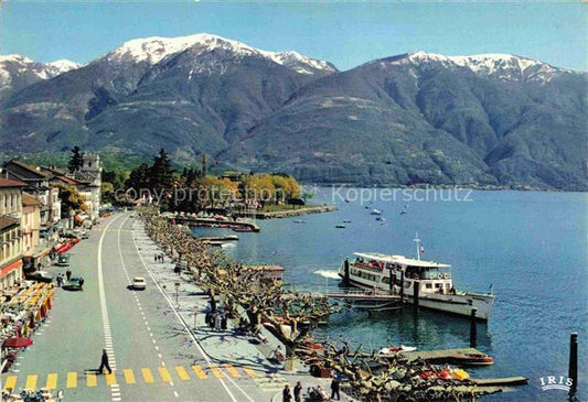 14012374 Ascona Lago Maggiore TI La Piazza Bootsanleger