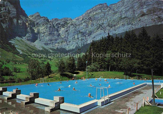 14012380 Leukerbad Loueche-les-Bains VS Schwimmbad mit Gemmipass