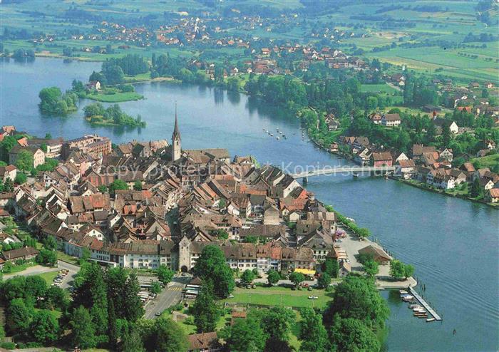 14012382 Stein Rhein Stein am Rhein SH Fliegeraufnahme