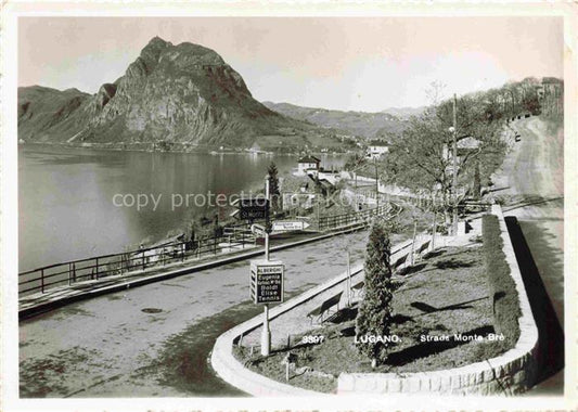 14012673 LUGANO Lago di Lugano TI Strada Monte Brè