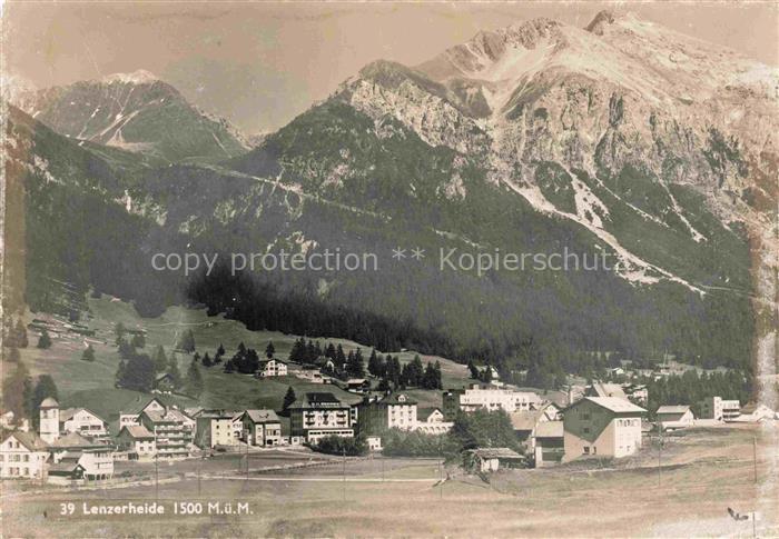 14012674 Lenzerheide GR Teilansicht Alpen