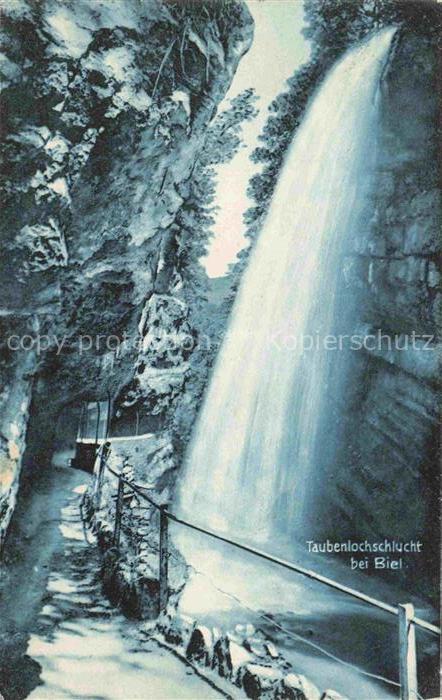 14012791 Biel Bienne BE Taubenlochschlucht Wasserfall