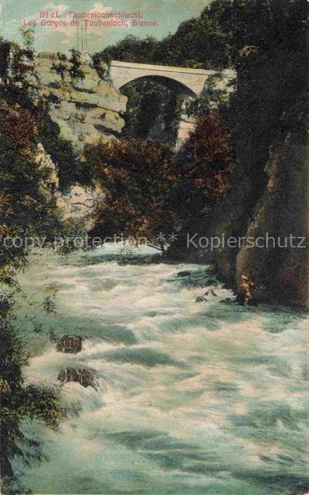 14013402 Biel Bienne BE Taubenlochschlucht Bruecke