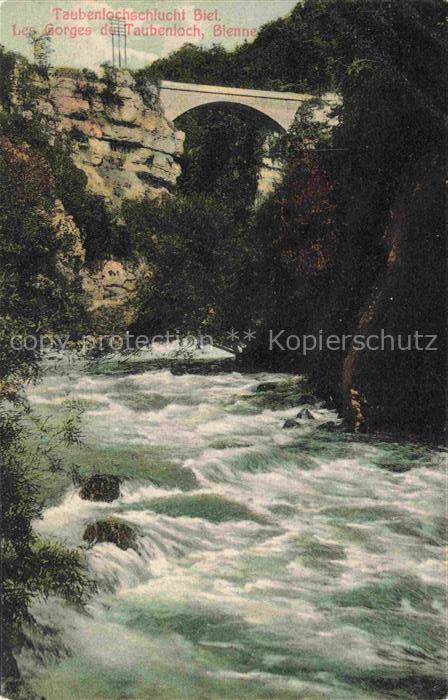 14013403 Biel Bienne BE Taubenlochschlucht Bruecke