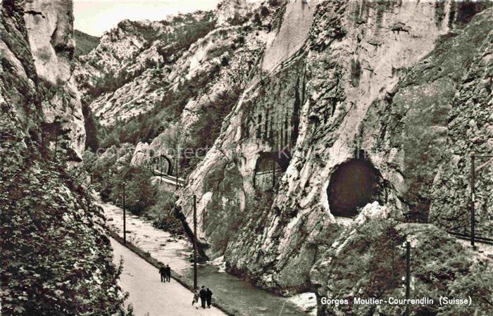 14013462 Courrendlin Delemont JU Les gorges Moutier Courrendlin