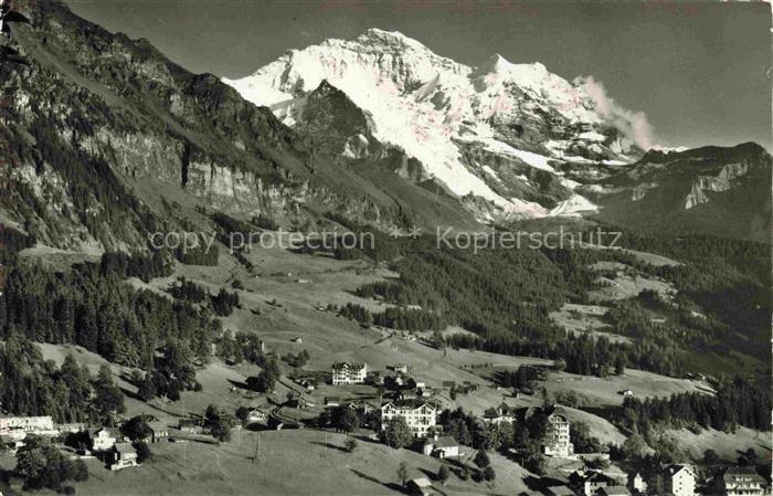 14014479 Wengen  BE Panorama Blick gegen Jungfrau Berner Alpen