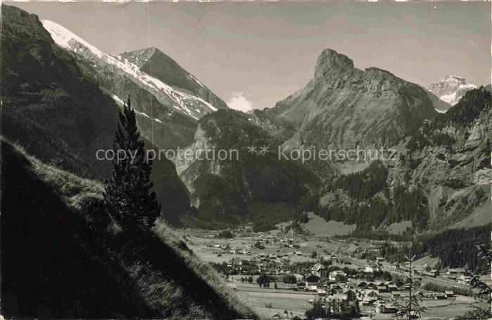 14014481 Kandersteg BE Panorama Blick gegen Gemmipass Rinderhoerner Gellihorn St