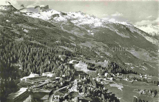 14014488 Montana Crans-Montana VS Sanatoriums genevois et lucernois vue aérienne