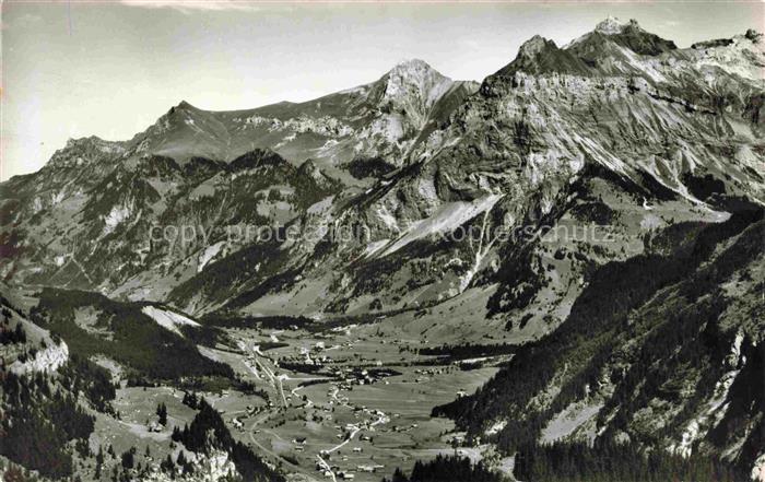 14014490 Kandersteg BE Panorama Blick gegen aermighorn Birre Berner Alpen