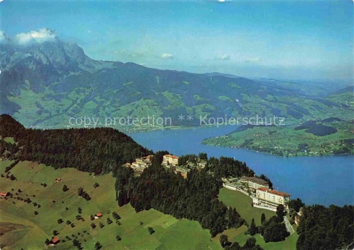 14018267 Buergenstock Vierwaldstaettersee NW Buergenstock Hotels Blick gegen Pil