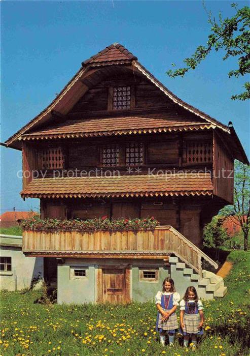 14019802 Richenthal Richental LU Speicher Spier 17. Jhdt. Luzerner Tracht