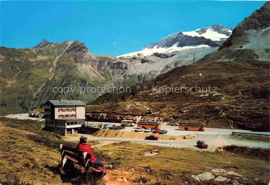 14025476 Simplonpass Hotel Simplonblick Blick gegen Wasenhorn und Monte Leone