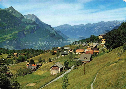 14025795 Reuti-Hasliberg Reuti-Hasleberg BE Panorama Berner Oberland Alpen