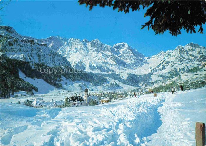 14025806 Engelberg  OW Winterpanorama Blick gegen Juchlipass