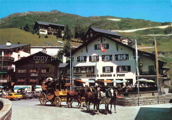 14025866 Andermatt UR Gotthard-Kutsche Pferdekutsche Hotel