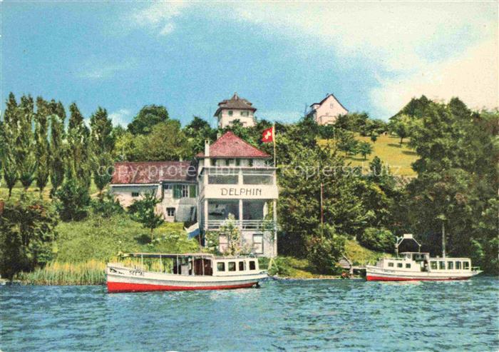 14025871 Meisterschwanden Lenzburg AG Restaurant Delphin Fahrgastschiffe Ansicht