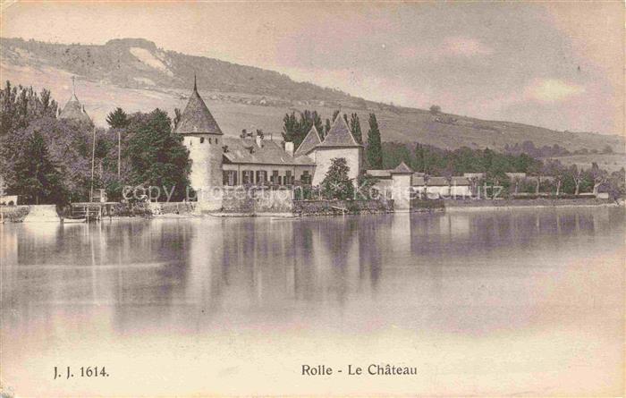 14029163 ROLLE  VD Le château au Lac Léman