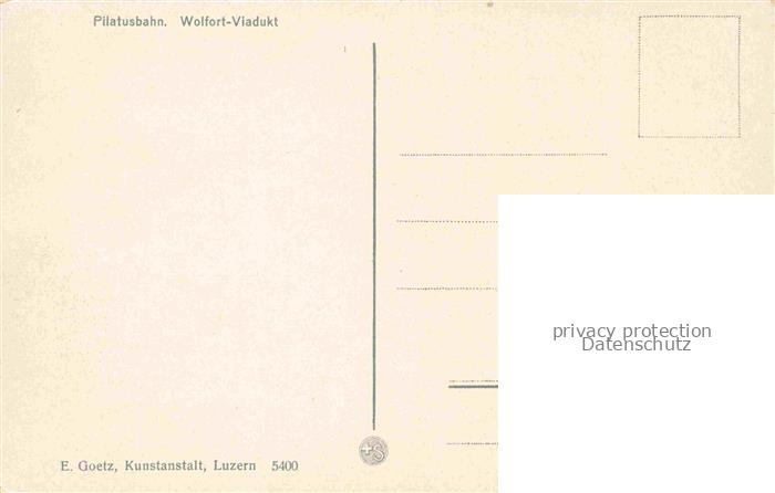 14029210 Pilatus NW Pilatusbahn Zahnradbahn Wolfort-Viadukt