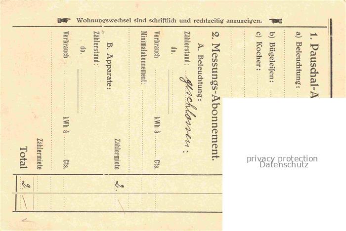 14029213 Altdorf  UR Elektrizitaetswerk Abonnement Rechnung