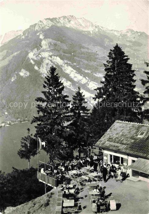 14031269 Filzbach Glarus GL Café Kerenzer Berghus Sonnenterrasse Alpenblick