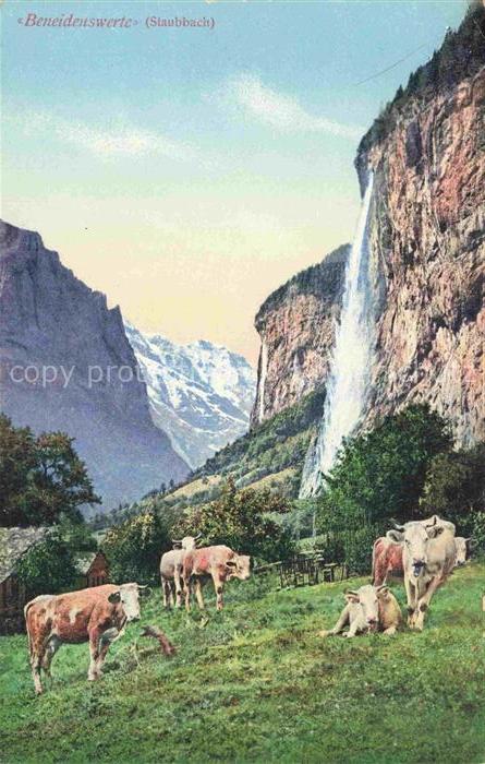 14036245 Lauterbrunnen BE Lauterbrunnental Wasserfall