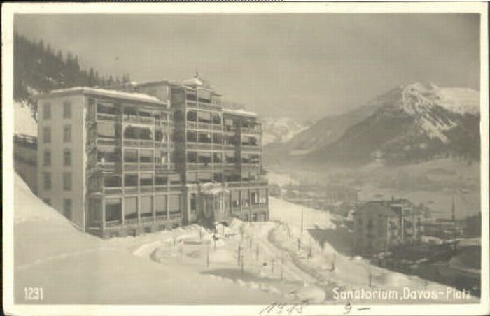 10565780 Davos GR Sanatorium Davos-Platz x 1918 Davos Platz