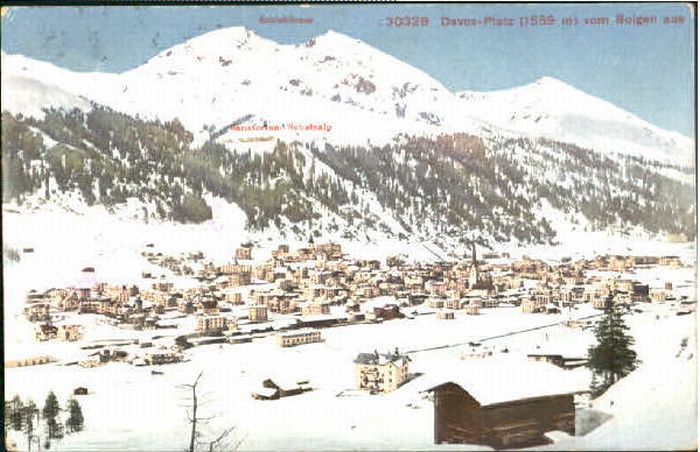 10566060 Davos GR Davos-Platz Sanatorium x 1917 Davos Platz