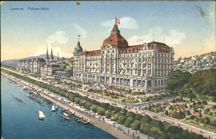 10566103 Luzern LU Lucerne Hotel ungelaufen ca. 1920 Luzern