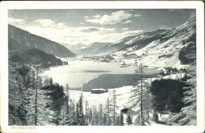 10566114 Davos GR Davosersee  x 1924 Davos Platz