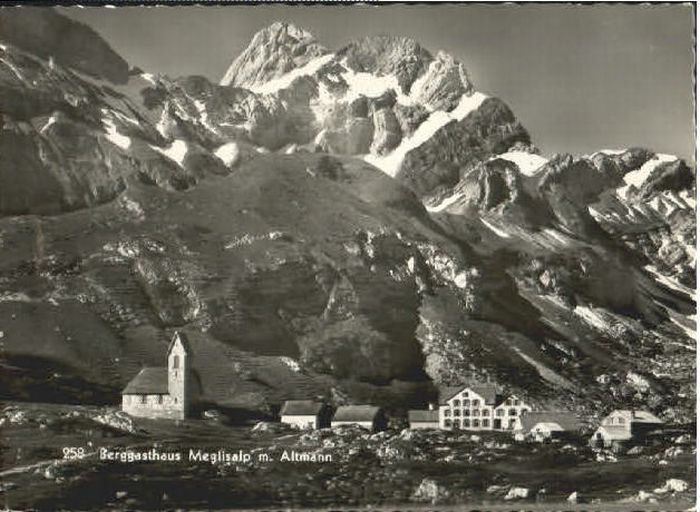 10567927 Meglisalp Meglisalp Berggasthaus x 1948 Altmann Saentis