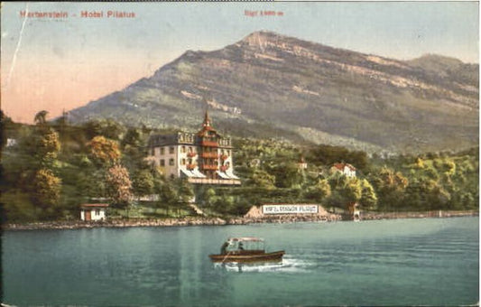 10568087 Hertenstein Hertenstein Hotel Pilatus x 1912 Hertenstein