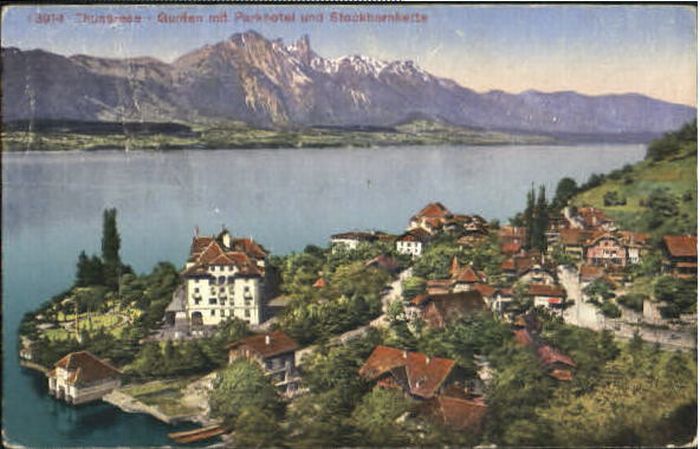 10568130 Thunersee Thunersee Hotel Stockhornkette x 1920 Scherzligen