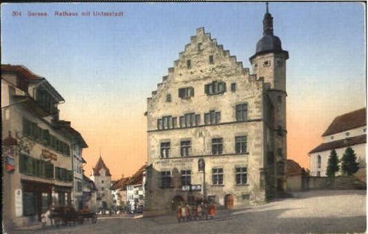 10568313 Sursee Sursee Rathaus  ungelaufen ca. 1920 Sursee