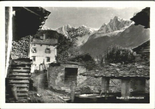 10569207 Soglio Soglio Brunnen x 1949 Soglio