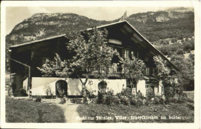 10569220 Innertkirchen Innertkirchen Gasthaus Taennler x 1937 Innertkirchen