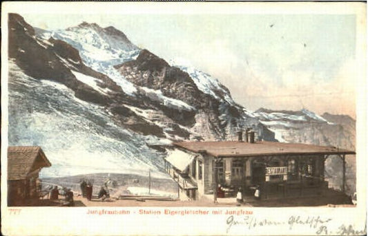 10569280 Jungfraubahn Jungfraubahn Eigergletscher Jungfrau x 1902 Jungfraubahn