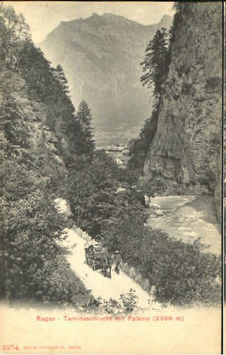 10569428 Bad Ragaz Ragaz Schlucht ungelaufen ca. 1920 Bad Ragaz