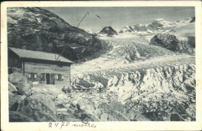 10569668 Bovalhuette Bovalhuette Persgletscher x 1920 Bovalhuette