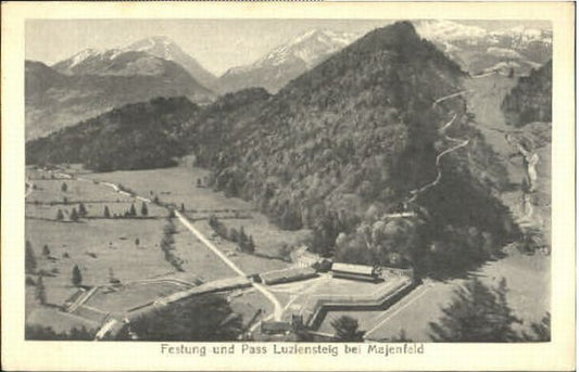 10569838 Luziensteig Luziensteig bei Majenfeld Festung ungelaufen ca. 1920 Flaes