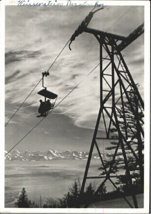 70570197 Weissenstein SO Weissenstein Bergbahn ungelaufen ca. 1965